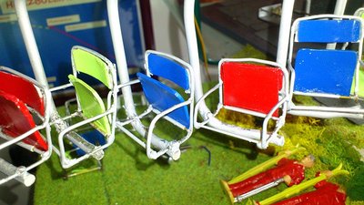 hochgeklappte Sitzflächen.....