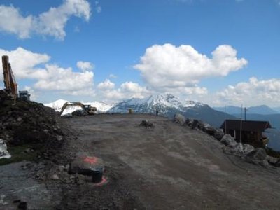 Bereich der zukünftigen Bergstation