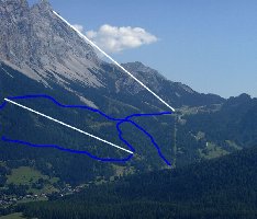 Hier auch mein Vorschlag für die Wetterstein-Ehrwaldalm Verbindung ..