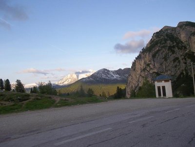... und die Marmolada im ersten Sonnenlicht