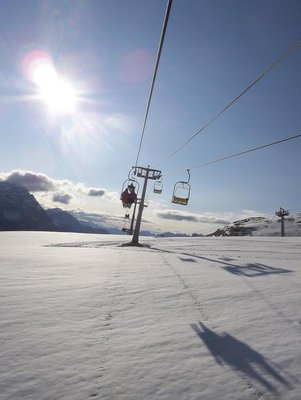 Rückwärtiger Blick aus der DSB