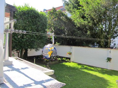 Mountainbike Halterung ganz leicht aus wenig Material gebaut.