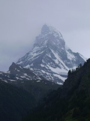 Matterhorn vernebelt