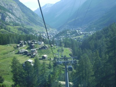 Fahrt mit dem Matterhorn Express 6,3 km bis zum Trockenen Steg (~3000m)