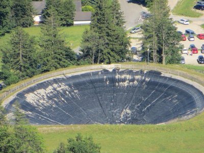 alter Speicherteich / derzeit leer