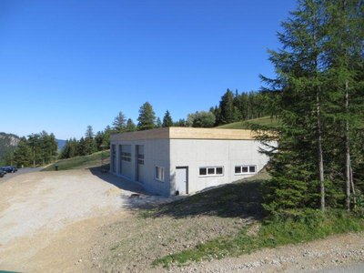 neues Gerätehaus bei Sesselbahn