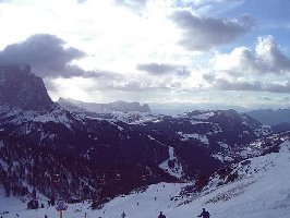 Dantercepies EUB mit Blick auf Seiseralm und Schlern