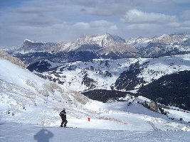 Die Vallon-Abfahrt vor spektakulärer Kulisse