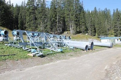 Stützen 5 -6, liegen an 2SB Skihüttebahn