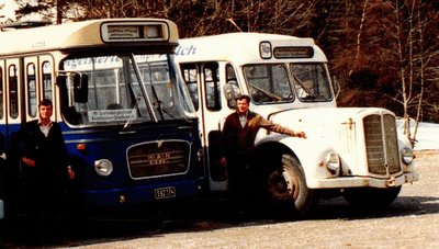 SVB ex KOM 31 SAURER ,heute restauriert für Hannes Maraczeck Oldtimerbusse Salzburg.