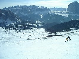 Blick von der Bergstation