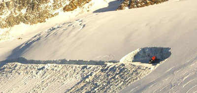 Ausschnitt aus Webcam Rettenbachferner 20.09.2013