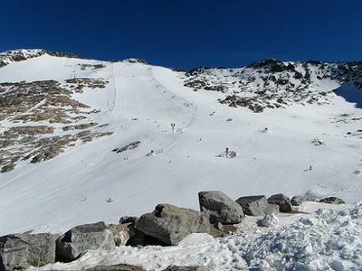 Blick vom Bergrestaurant