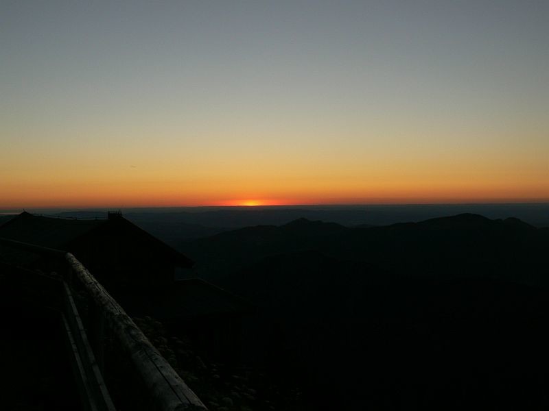 Sonnenuntergang - Uhrzeit 21:00 Uhr