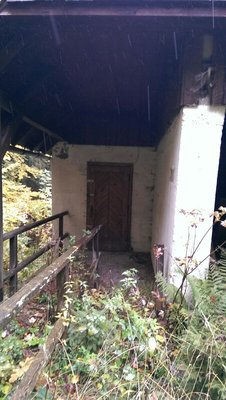 Die Tür in der sich die Kassa verbarg