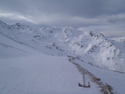 Verbindungspiste von der Neuhüttenbahn-Bergstation