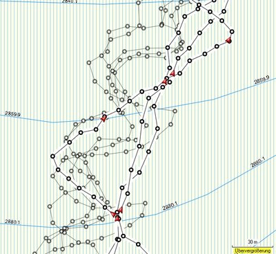 TFH-Abfahrt im Flachstück