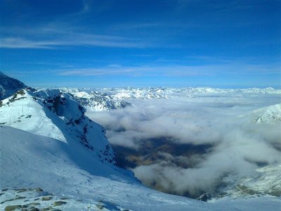 Blick von der Schöntaufspitze richtung Engadin....