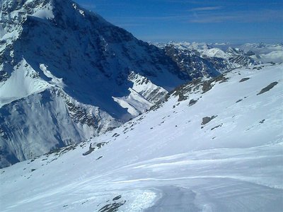 Obere Variante an der Schöntauf 2 - auch nachmittags noch kaum Spuren drauf...