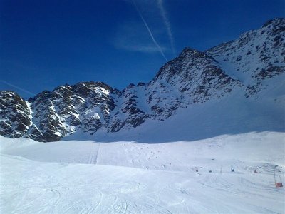 Die Gletscherpiste...