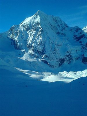 ... und deren unterer Abschnitt hinter der Möräne