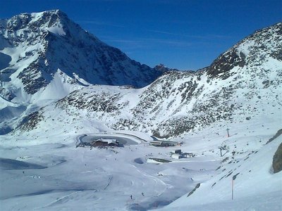 Letzter Abschnitt der Rennpiste bis zur Madritsch-Hütte