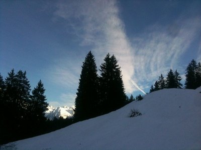 die Schleierwolken sollten sich am Sonntag verdichten...