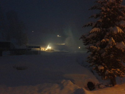 Beschneiung Samstag 23.11.2013 am Morgen