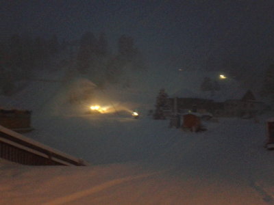 Beschneiung Samstag 23.11.2013 am Morgen