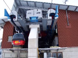 Bergstation Ein/Ausfahrt der Hochzillertalbahn