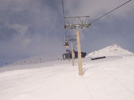 Bergstation Rastkogelbahn und im hintergrund DSB Lämmerbichl