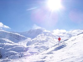 Blick richtung Gefrorene Wand