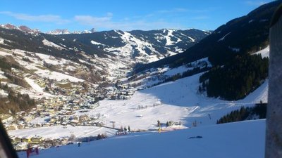 Unterschied Süd - Nordhang. Kaiserwetter. Dienstag 17,12 Nachmittag