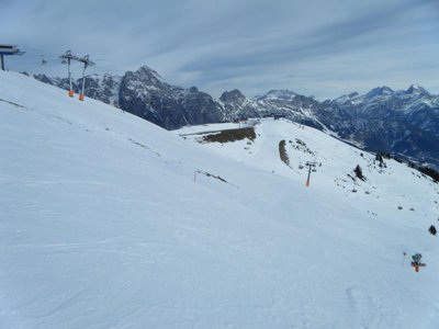 Auf dem weg nach Leogang. Größtenteils Top Pisten! Wirklich schlecht war hier nur das Stück bei der Asitzbahn ab der Mittelstation.