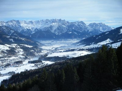 Blick Richtung Leogang - Saalfelden.