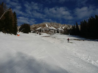 Etwas später auf dieser Piste.