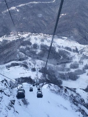 Schon ging es wieder runter