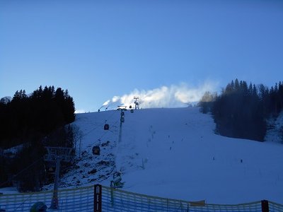 Blick auf die Talabfahrt
