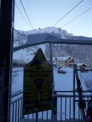 Lawinenstufe 5, Auffahrt zum Col dei Rossi