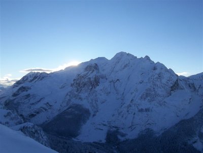 Marmolada, dick eingeschneit