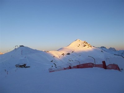 Abendstimmung, zurück im Belvedere