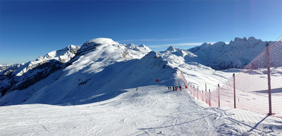 Ausbilck von der Bonistock Bergstation